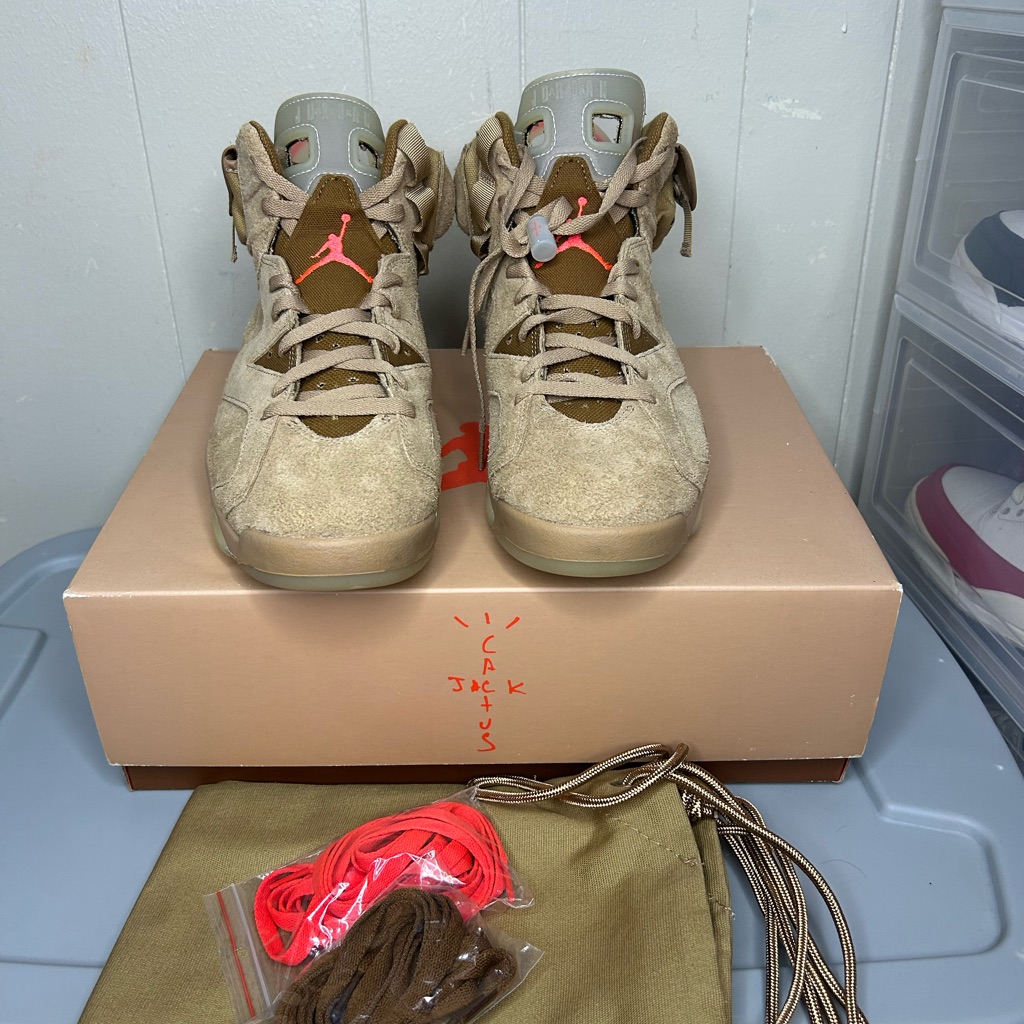 Air Jordan 6 Retro Travis Scott Sz105 Preowned Air Jordan 6 Retro Travis Scott Sz105 Preowned